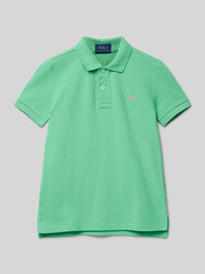 Polo Ralph Lauren Kids Regular Fit Poloshirt mit Logo-Stitching Gruen 1