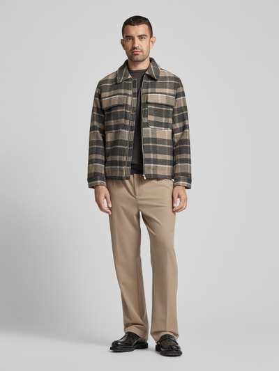 Jack & Jones Premium Jack met kentkraag, model 'BLURUSSEL' Beige - 1