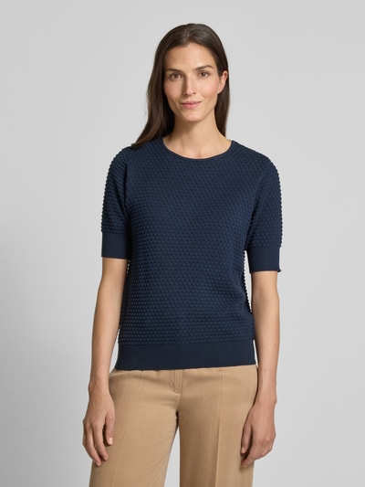 FREE/QUENT Strickpullover mit 1/2-Ärmel Modell 'Dodo' Marine 4