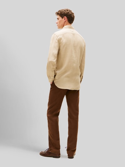 Tommy Hilfiger Regular Fit Freizeithemd aus reinem Leinen Beige 5