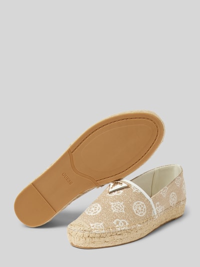 Guess Espadrilles mit Logo-Applikation Modell 'JOLANDON' Sand 4