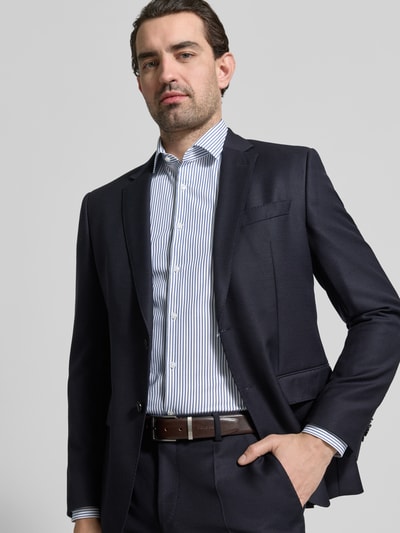 OLYMP No. Six Koszula casual z kołnierzykiem kent, krój slim fit, model 'Performance' Granatowy 3