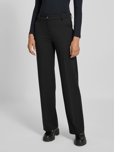 Brax Regular fit stoffen broek met persplooi, model 'Maine'  - 4