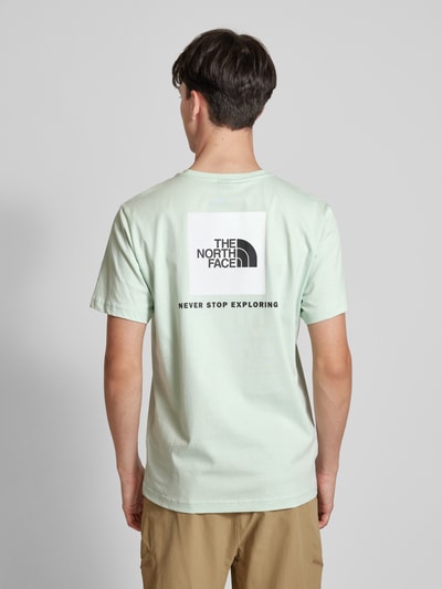 The North Face T-shirt z nadrukiem z logo model ‘REDBOX’ Jasnozielony 5