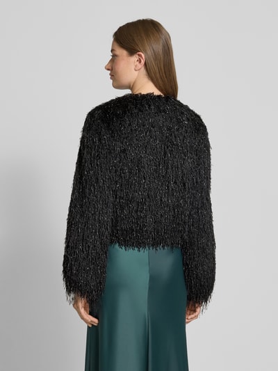 V by Vera Mont Jacke aus Effektgarn mit Rundhalsausschnitt Black 5