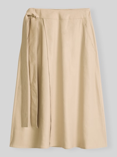 Marc O'Polo Regular Fit Midi-Rock aus Leinen-Mix Sand 2