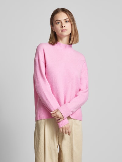 Marc O'Polo Denim Gebreide pullover met opstaande kraag Roze - 4