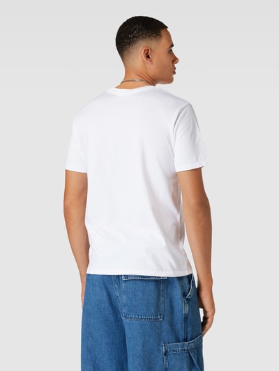 Levi's® T-Shirt aus Baumwolle mit Label-Print Weiss 5