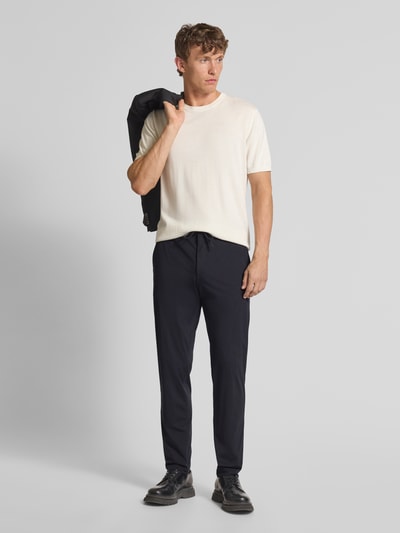 BOSS Slim Fit Hose mit Stretch-Anteil Modell 'GENIUS' Black 1