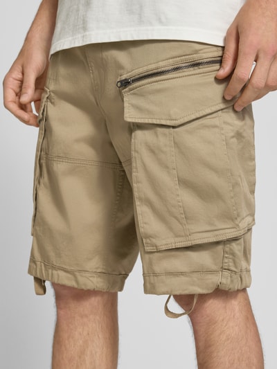G-Star RAW Bermudas mit Pattentaschen Modell 'ROVIC ZIP' Beige 3