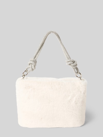 monari Handtas van imitatiebont Zand - 4