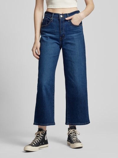 Levi's® 300 High-Rise Wide Leg Jeans mit verkürztem Schnitt Dunkelblau 4