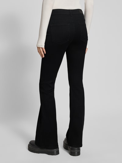 Only Bootcut Jeans aus Baumwoll-Mix Modell 'REESE' Black 5