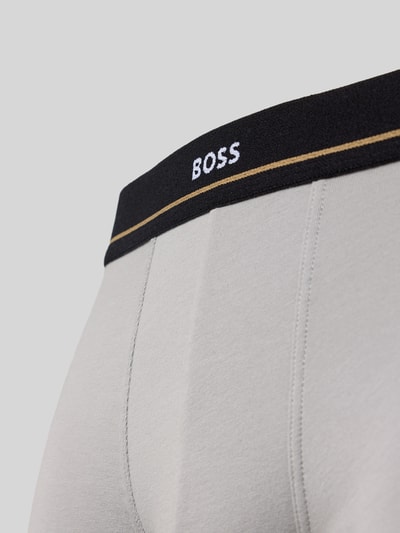 BOSS Obcisłe bokserki z bawełny mieszanej Czarny 2