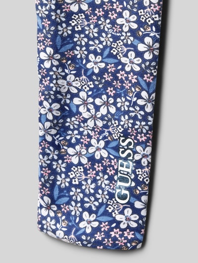 Guess Regular Fit Leggins mit floralem Allover-Print Blau 2
