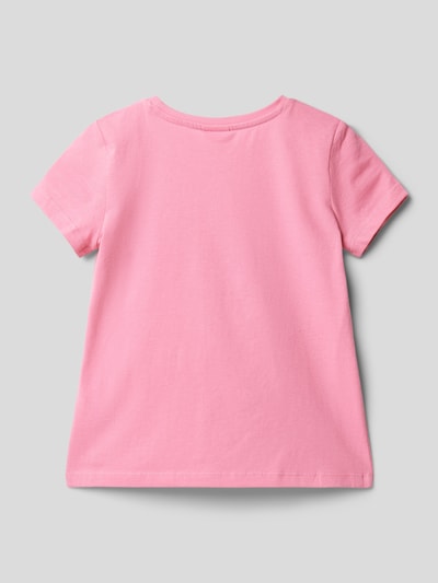 s.Oliver RED LABEL T-Shirt mit Statement-Print Pink 3