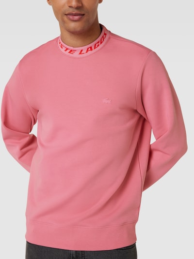 Lacoste Sweatshirt met logopatch Oudroze - 3