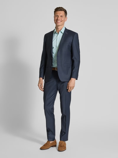 Jake*s Slim Fit Kurzarmhemd mit Knopfleiste Hellgruen 1
