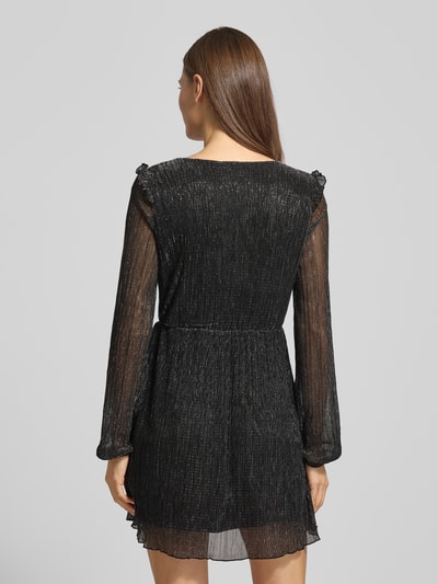 GUIDO MARIA KRETSCHMER WOMAN Cocktailkleid mit V-Ausschnitt Modell 'Cassidy' Silber 5