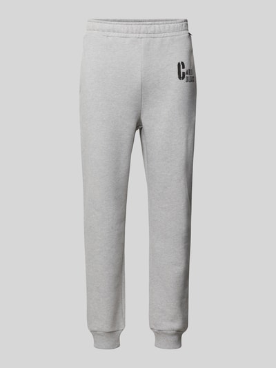 CARLO COLUCCI Sweatpants mit elastischem Bund Hellgrau Melange 2