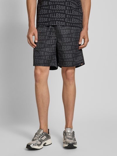 Ellesse Regular Fit Shorts mit Tunnelzug Modell 'DISTORTA' Black 4