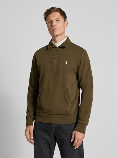 Polo Ralph Lauren Sweatshirt mit Logo-Stitching Oliv 4