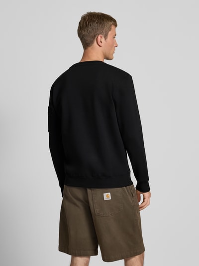 Alpha Industries Sweatshirt mit Label-Print Black 5