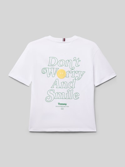 Tommy Hilfiger Teens T-Shirt mit Statement-Print Weiss 3