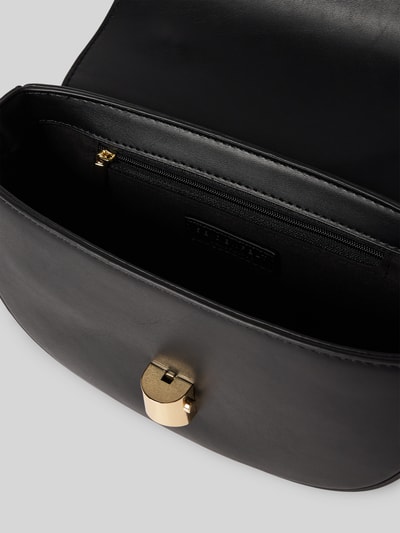 Seidenfelt Handtasche mit Tragehenkel Modell 'LILLA' Black 5