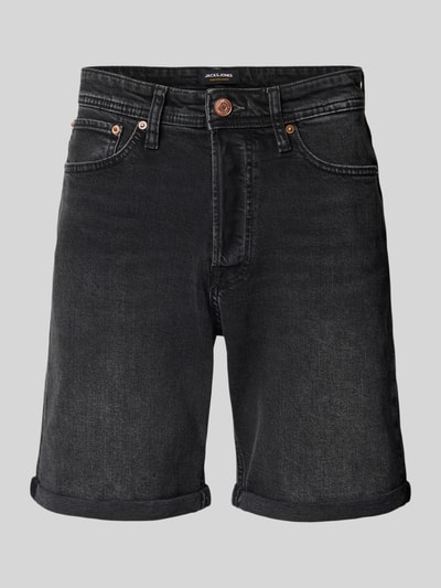 Jack & Jones Regular Fit Jeansshorts im 5-Pocket-Design Modell 'RICK' Black 2