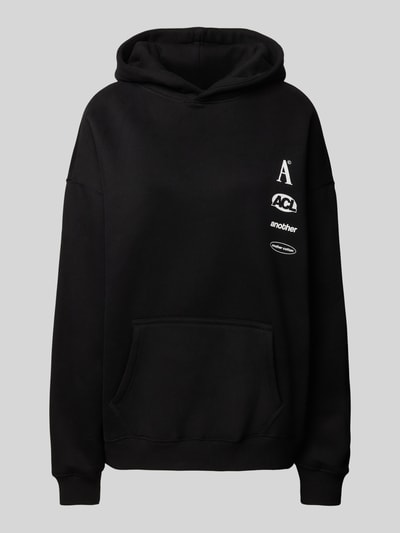 ANOTHER COTTON LAB Oversized Hoodie mit Kapuze Black 2