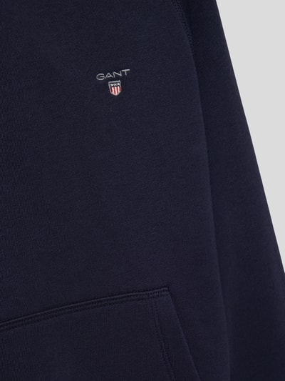 Gant Hoodie mit Label-Stitching Marineblau 2
