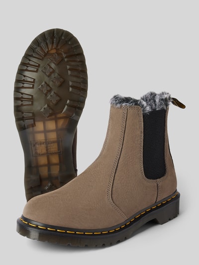 Dr. Martens Chelsea Boots aus Leder mit Innenfutter Modell 'Leonore' Khaki 3