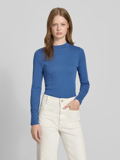 Christian Berg Woman Bluzka z długim rękawem ze stójką Niebieski 4