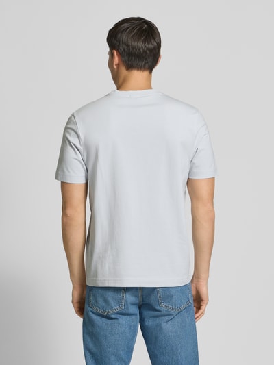 BOSS Orange Regular Fit T-Shirt aus Baumwoll-Mix Hellgrau 5