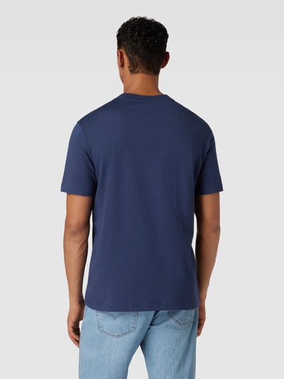 Champion T-Shirt mit Label- und Logo-Stitching Modell 'Rochester' Marine 5