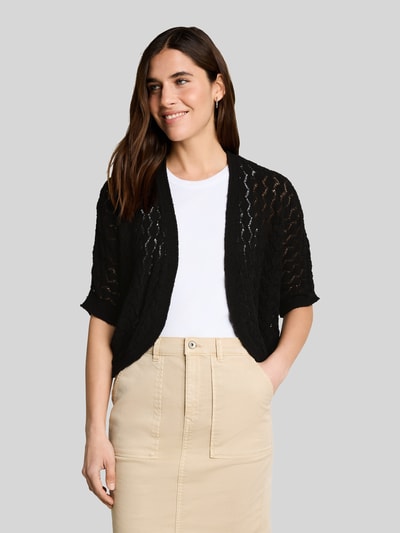Tom Tailor Oversized Bolero aus Baumwoll-Mix Black 4