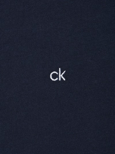 CK Calvin Klein T-Shirt mit Logo-Stickerei Marine 2