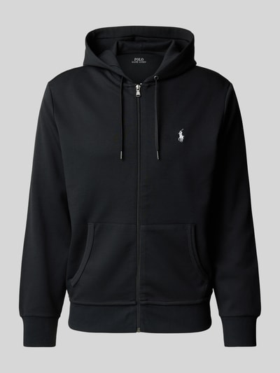 Polo Ralph Lauren Bluza rozpinana z wyhaftowanym logo Czarny 2