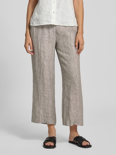 OPUS Stoffen broek met verkorte pasvorm, model 'Maikito' Olijfgroen - 4