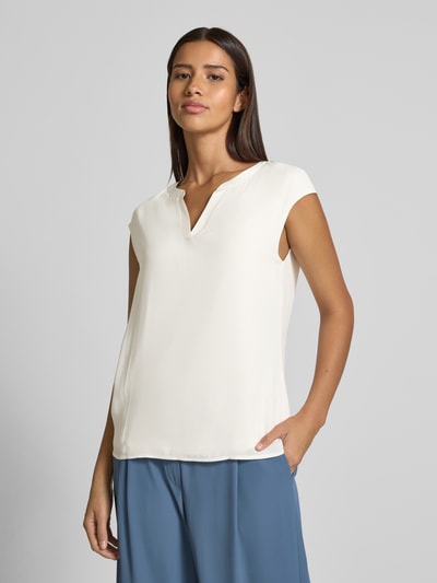 Jake*s Collection Regular fit blousetop met kapmouwen Beige - 4