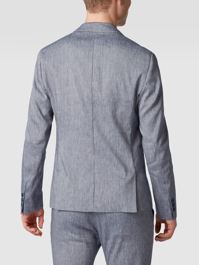 Drykorn Slim fit colbert van een mix van linnen en viscose, model 'HURLEY' Lichtblauw - 5