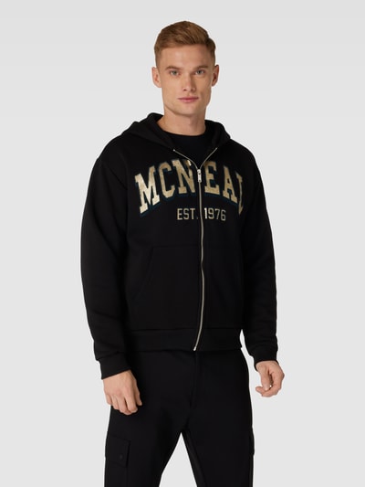 MCNEAL Sweatjacke mit Label-Statement  Black 4