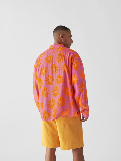 Jacquemus Freizeithemd mit floralem Allover-Muster Pink 5