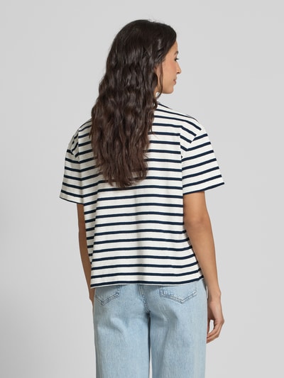 Tommy Hilfiger Relaxed Fit T-Shirt aus Leinen-Baumwoll-Mix Marine 5