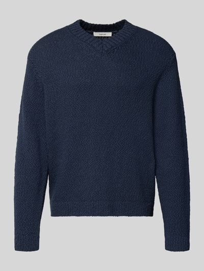 SELECTED HOMME Regular Fit Strickpullover aus reiner Bio-Baumwolle Modell 'ANGUS' Dunkelblau 2