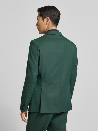 MCNEAL 2-knoops colbert met reverskraag Donkergroen - 5