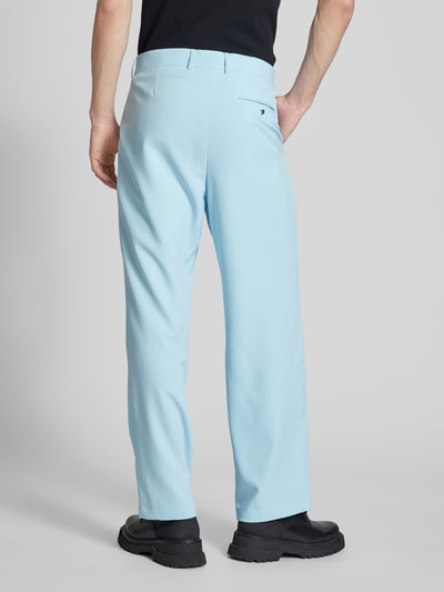 Review Suits U Pantalon met stolpplooien Lichtblauw - 5