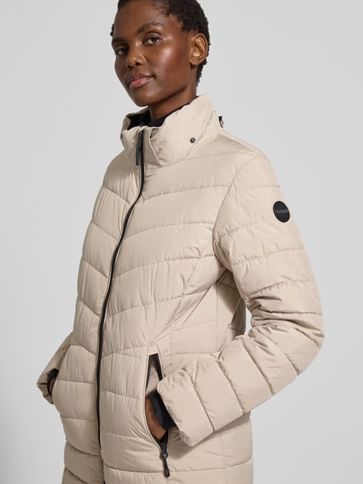 G.I.G.A. DX Steppmantel mit Reißverschlusstaschen Beige Melange 3