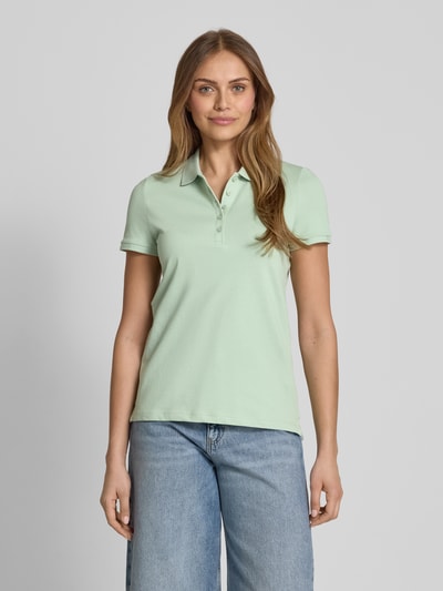 Christian Berg Woman Poloshirt met korte knoopsluiting Lindegroen - 4